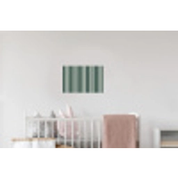 Strepen - Klassiek - Groen Muursticker klein 286 -kinderkamer