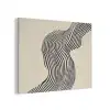 Golvend - Lijnen - Abstract - Silhouet PET vilt klein -3d