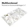 Gouden aders - Marmer - Wit Muismat XXL klein 681 -sfeer4