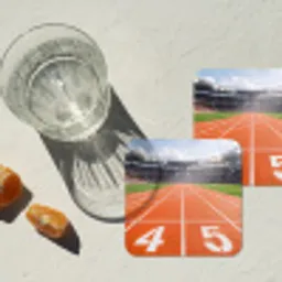 Sintelbaan - Stadion - Sport -Oranje onderzetter kurk middel -sfeer4