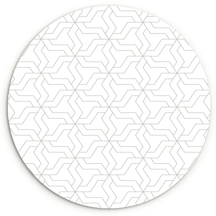 Grafisch - Patroon - Modern Wandcirkel plexiglas klein 852 -3d