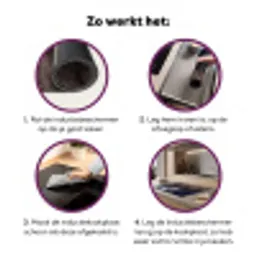 Kerkuil - Maan - Nacht Inductie beschermer vinyl 3mm klein -zzzzzzz-cc-werking