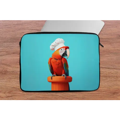 Ara - Koksmuts - Sokkel - Grappig laptophoes neopreen klein -tafel