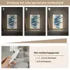 Vissen - Minimalistisch - Blauw Light Box met kabel (Tafellamp) klein -USP_dimbaarNL