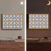 Traditioneel - Tegel - Oranje Light Box met batterij (Wandlamp) middel 907 -sfeer3
