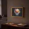 Graffiti - Sport - Basketbal - Basket Light Box met batterij (Wandlamp) middel -sfeer1