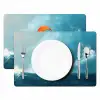 Kitesurfer - Oranje - Zee - Lucht Placemat vinyl groot -zzsfeer2_Kitchenyeah-website