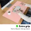 Bloemen - Lint - Kaartje Muismat XXL klein -sfeer3