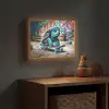 Schildpad - Graffiti - Skateboard - Jongens Light Box met batterij (Wandlamp kind) middel -sfeer5_kind