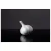 Knoflook - Zwart - Wit poster papier klein -3d