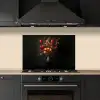 Bloemen - Takken - Boeket keuken achterwand spatscherm klein -sfeer1