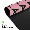 Donkergroen - Tekst - Schaduw - Grafisch Muismat XXL klein -sfeer2