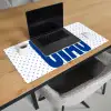 Ciao - Blauw - Stippen Muismat XXL klein -sfeer1