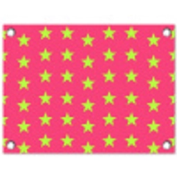 Sterren - Patroon - Roze tuinposter los doek klein 239 -3d