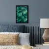 Monstera - Bladeren - Planten - Jungle - Natuur fotolijst zwart zonder passe partout klein -sfeer3