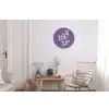 Tak - Sierlijk - Bladeren - Minimalistisch Wandcirkel aluminium klein -woonkamer