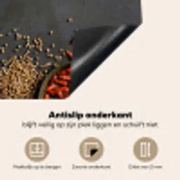 Stilleven van Specerijen en Aroma's Inductie beschermer vinyl 3mm middel -sfeer4