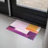 Vlakken - Abstract - Rechthoekig - Oranje Deurmat klein -sfeer2