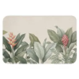 Tropisch - Planten - Modern - Groen Badmat klein -3d