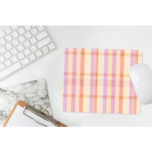 Pastel - uitpatroon - Geometrisch muismat rubber klein 262 -witbureau
