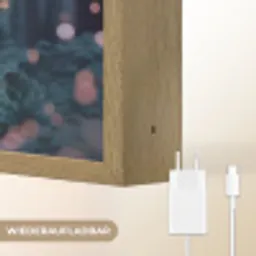 Elfje - Cartoon - Bos - Lichtjes Light Box met batterij (Wandlamp kind) middel -USP_websiteoplaadbaarDE