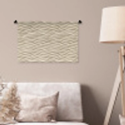 Zand - Golven - Beige Wandkleed katoen klein 269 -sfeer4