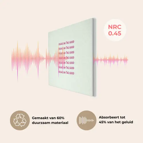Focus on the good - Roze PET vilt klein -USP_NL