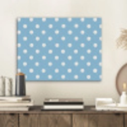 Polka - Dots - Blauw PET vilt klein 837 -sfeer1