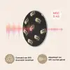 Macarons - Patroon - Goud - Zwart Akoestische PET Vilt - Rond klein -USP_NL