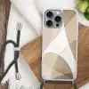 Vloeiende vlakken - Harmonieus - Golvend Hoesje iPhone 16 Pro Max met koord klein -sfeer4