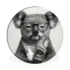 Koala - Bril - Toilet Wandcirkel aluminium klein -3d