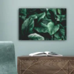 Jungle - Bladeren - Tropisch - Planten - Natuur canvas 2cm klein -sfeer4