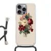 Boeket - Warme tinten - Elegant Hoesje iPhone 16 Pro Max met koord klein -3d