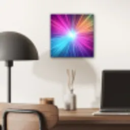Abstract - Light - Burst - Modern - Colorful aluminium wit klein -sfeer5