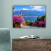 Lake Como - Italië - Landschap canvas 2cm klein -sfeer4