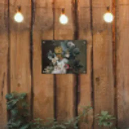 Stilleven met bloemen - Schilderij van Eelke Jelles Eelkema tuinposter los doek klein -sfeer1