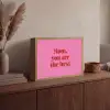 Moeder - Boodschap -Roze Light Box met batterij (Wandlamp) middel -sfeer2