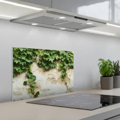 Klimop - Muur - Groen keuken achterwand spatscherm klein -3d_schuin