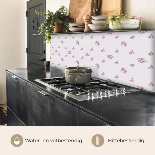 Patroon - Rozen - Bloemen keuken achterwand 2 middel 871 -usp_NL