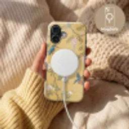 IJsvogels - Bloesem - Geel Toughcase MagSafe Apple iPhone 17 klein -USP_MagsafeV