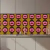 Grafisch - Patroon - Kleurrijk keuken achterwand 2 middel 871 zz_3dshopping