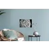 Portret - Leeuw - Zwart wit Muursticker klein -plant