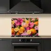 Drink - Bloemen - Yellow keuken achterwand spatscherm klein -sfeer1