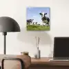 Koeien - Gras - Dieren - Zon - Boerderij aluminium wit klein -sfeer5