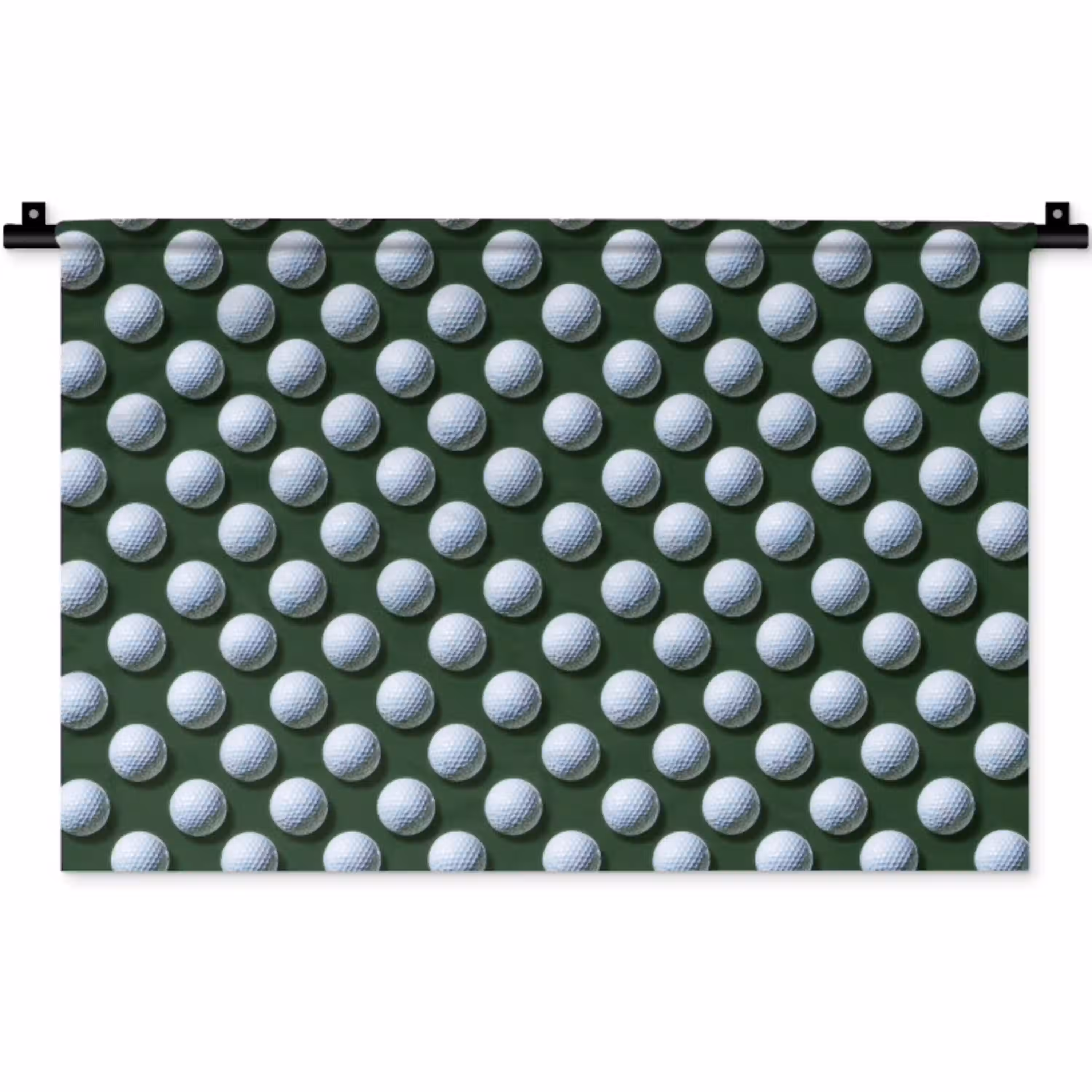 Ballen - Golf - Groen Wandkleed katoen klein 269 -zz3d