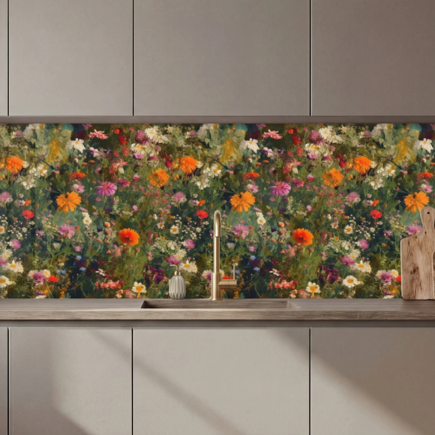 Bloemenveld - Kleuren - Verf keuken achterwand 2 middel 871 zz_3dshopping