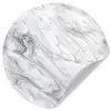 Wervelende - Grijsstructuur - Marmer - Wit Wandcirkel behangsticker klein 186 -3d