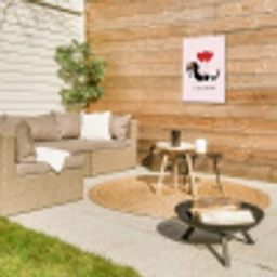 Hond - Teckel - Valentijn - Love Tuinposter op houten frame 2 cm dik klein -sfeer2