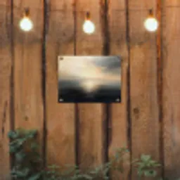 Zon - Horizon - Zee tuinposter los doek klein -sfeer1