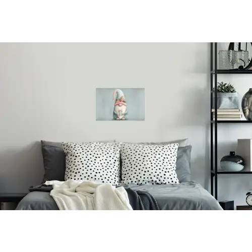 Kerstgnome - Cadeau - Groen Muursticker klein -slaapkamer